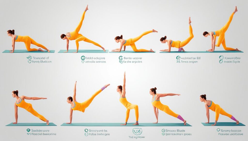 variations and modifications of Sun Salutations